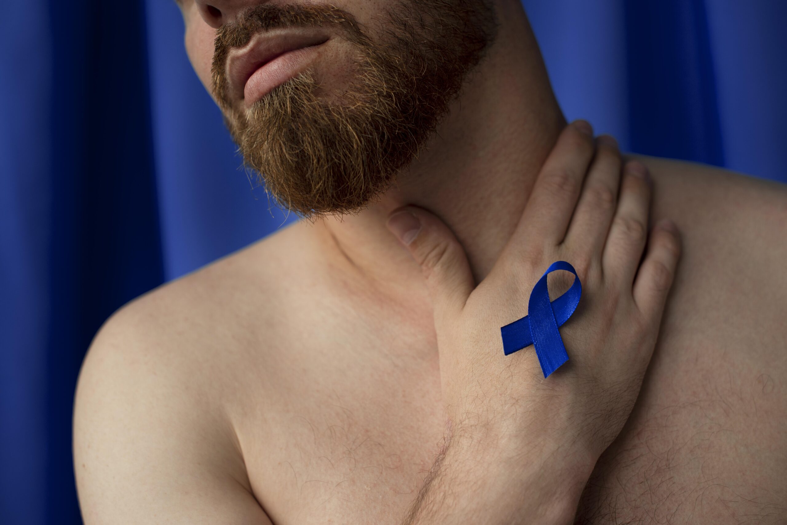 man with prostate cancer ribbon scaled